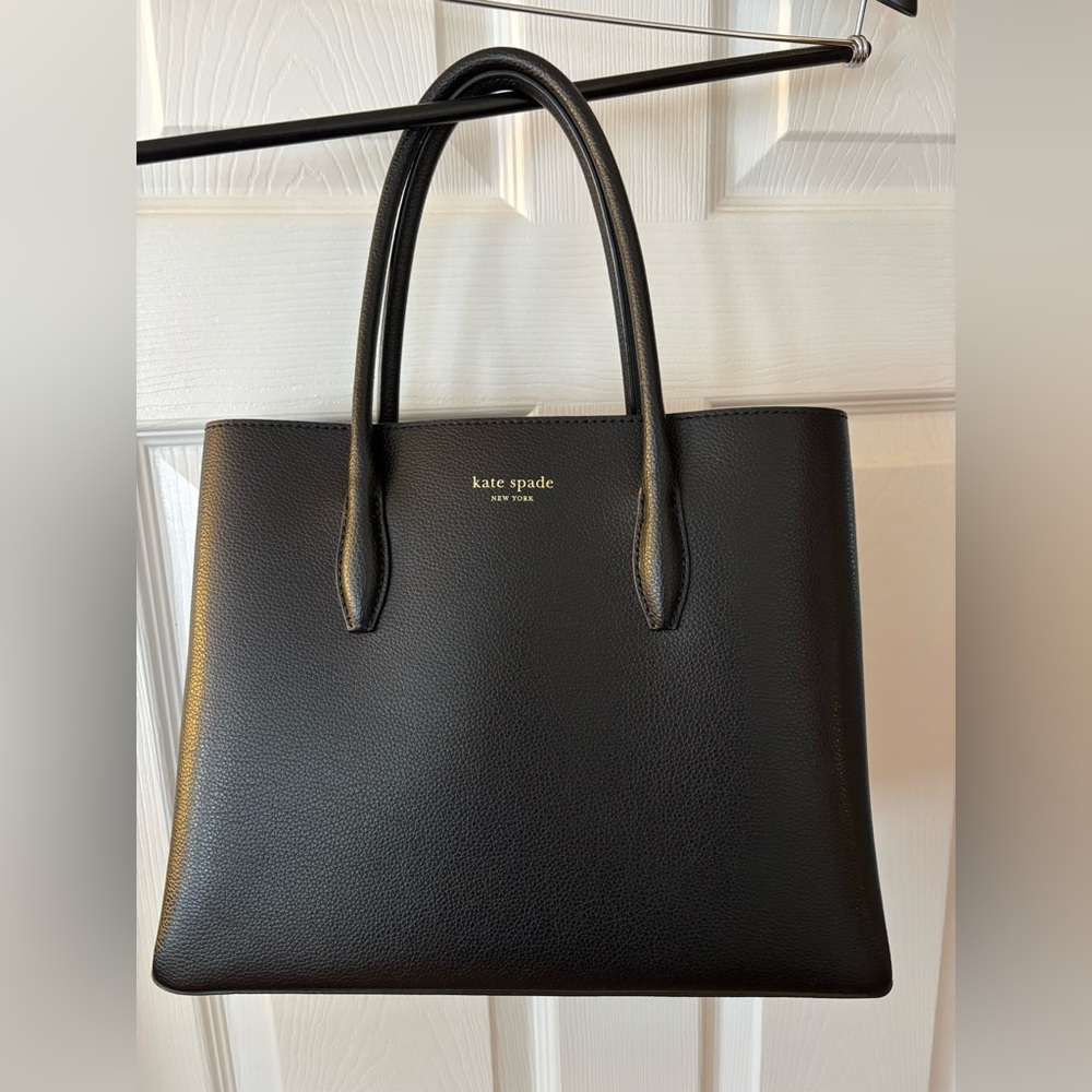 Kate Spade Elegant Black Leather Tote